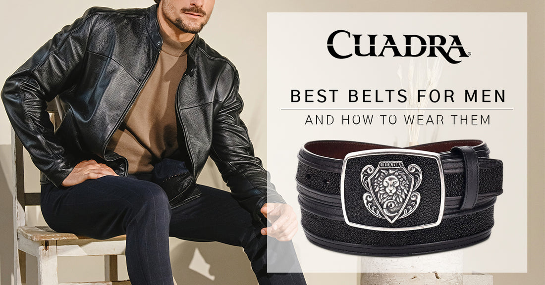 Los mejores cinturones para hombres y cómo usarlos - Cuadra Shop