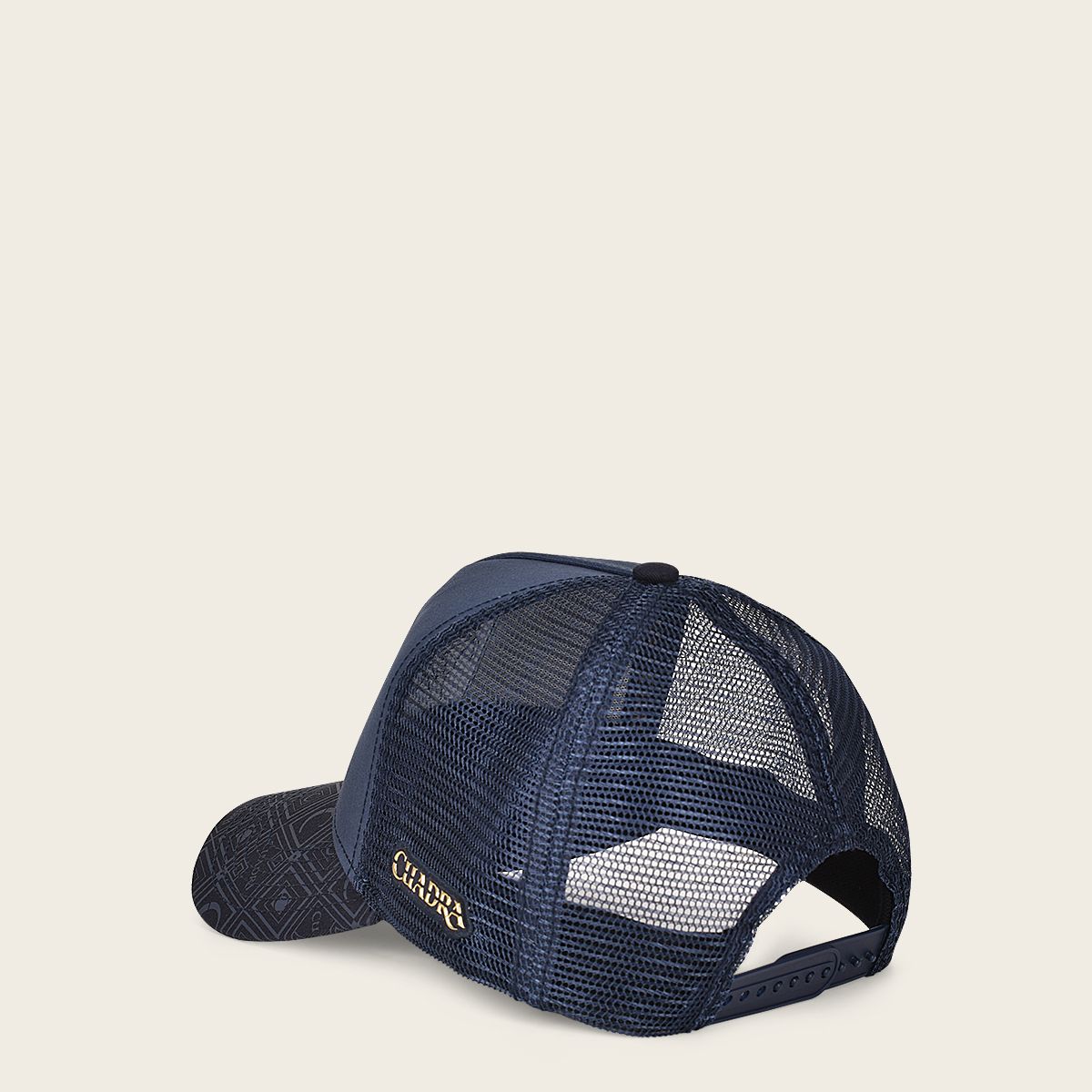 Blue snapback cap with lizzard patch 4