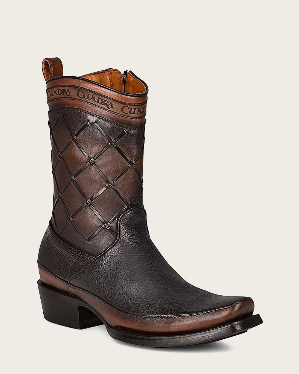 Black Leather Boots by Cuadra: Premium, hand-painted and engraved boots for the discerning gentleman.