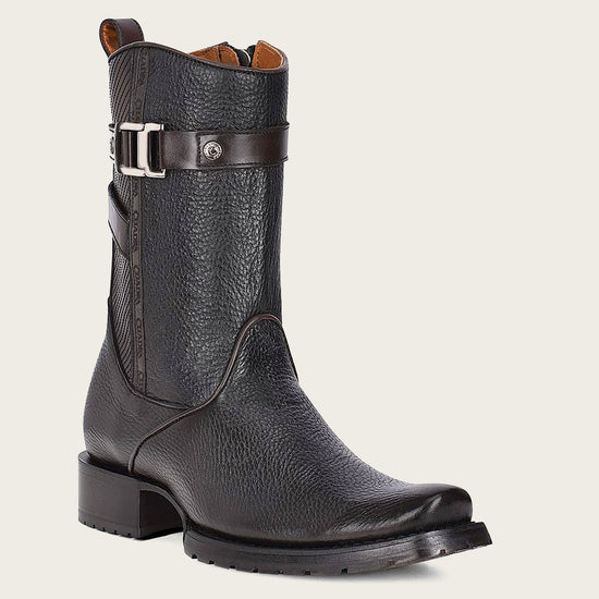 Men's black casual leather boots by Cuadra - 1J2JRS - Cuadra Shop