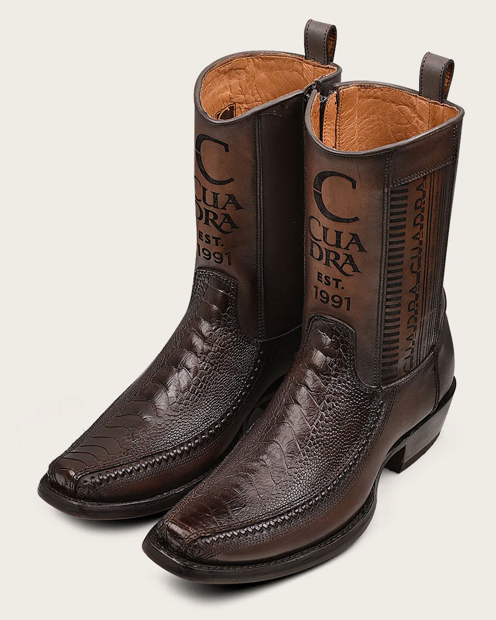 Comfort & Style: Cuadra's leather boots mold to your feet perfectly. 