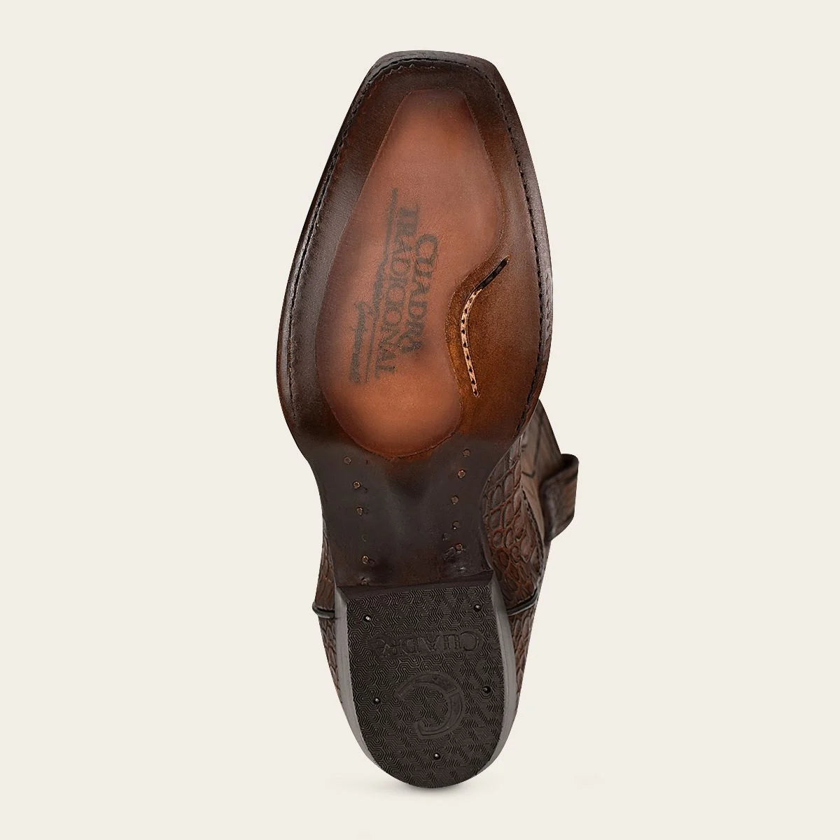 leather sole, enhanced with a TPU graft