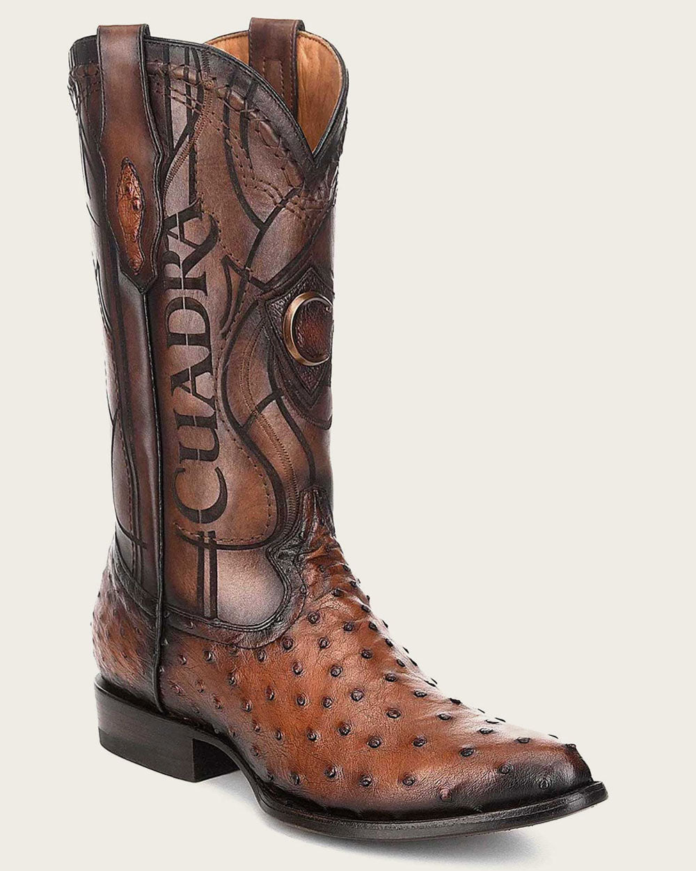 Hand-Painted Engraved Details: Brown cowboy boots showcase hand-painting and laser engravings for a unique touch