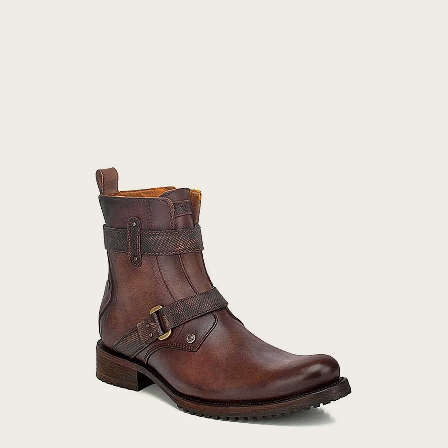 Premium bovine leather ankle boots