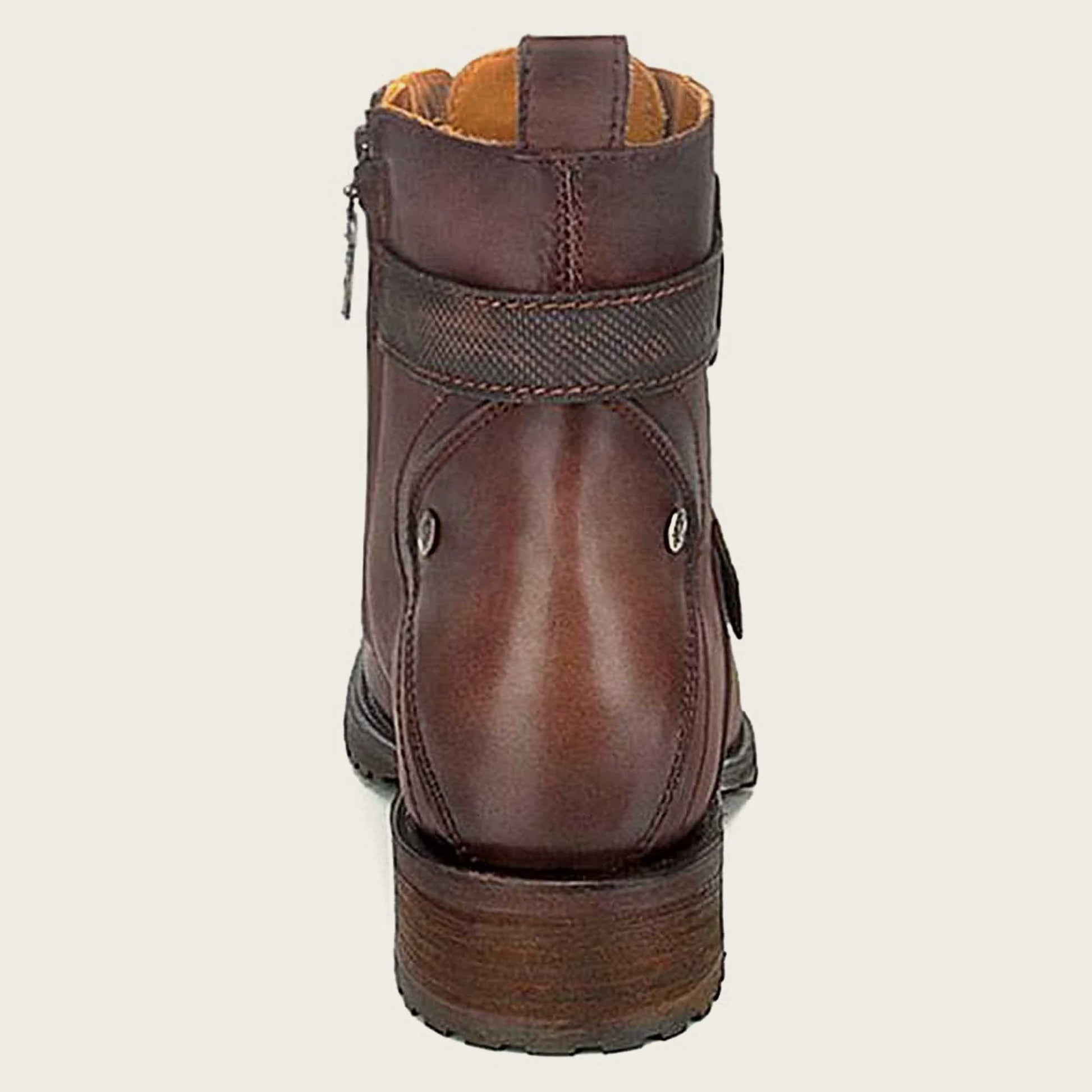 hand painted brown boots