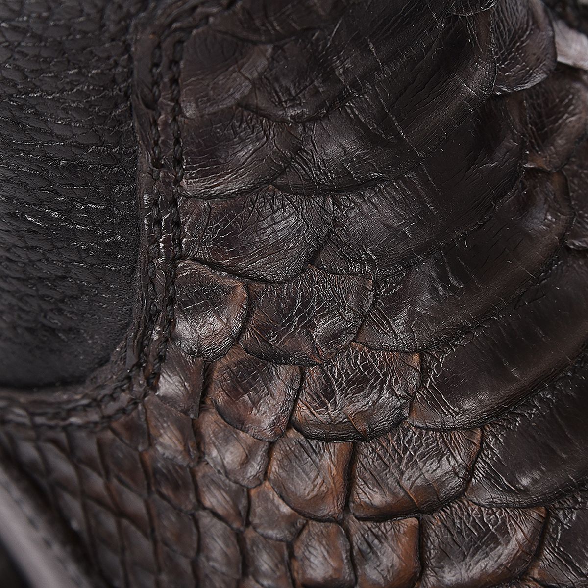 Casual urban brown bootie in genuine python leather - 2T50PH - Cuadra Shop
