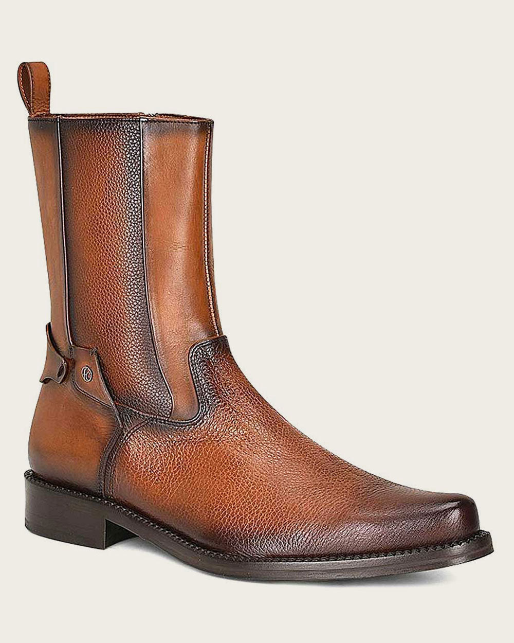 Cuadra Monogram & Logo: Deer leather boots with striking attention to detail. 
