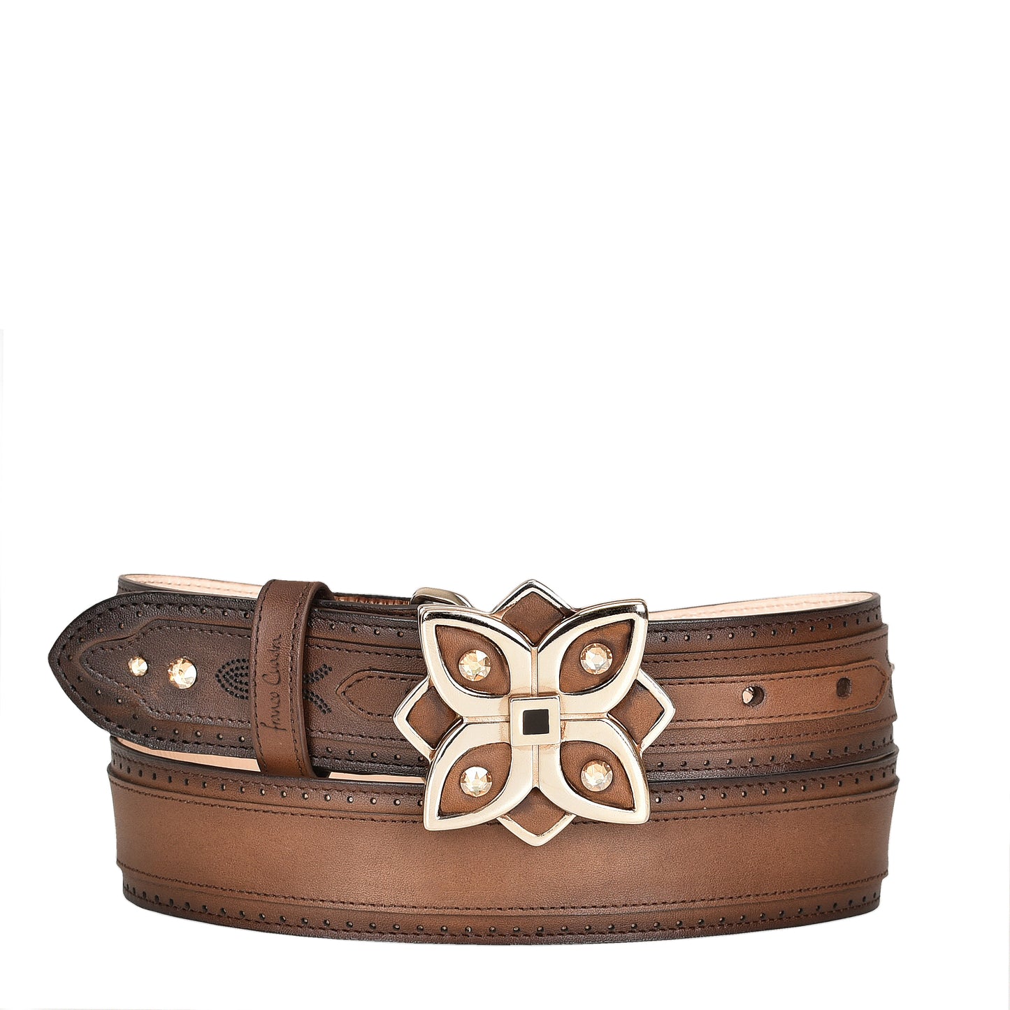 Franco Cuadra honey leather belt