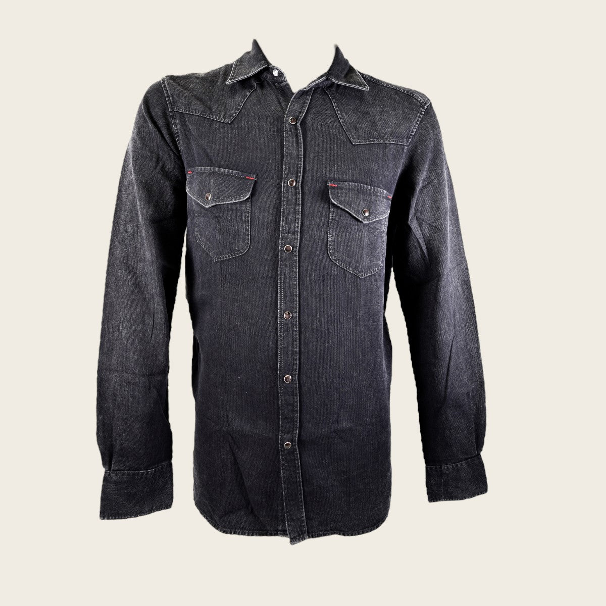 ESPRIT - Denim shirt, 100% cotton at our online shop