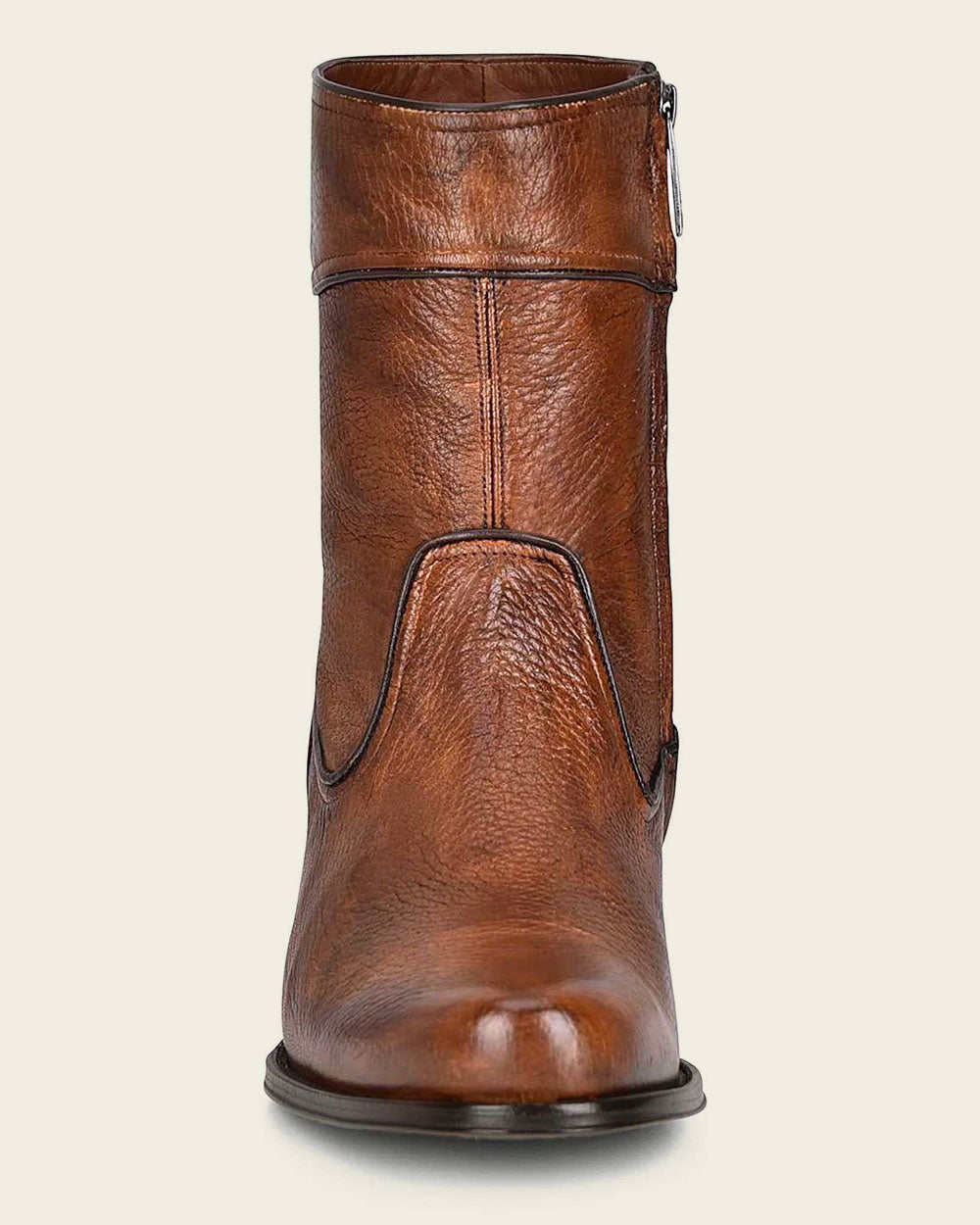 Our deer leather boots feature a natural, unique texture that's soft to the touch, adding a tactile dimension to the luxury experience.