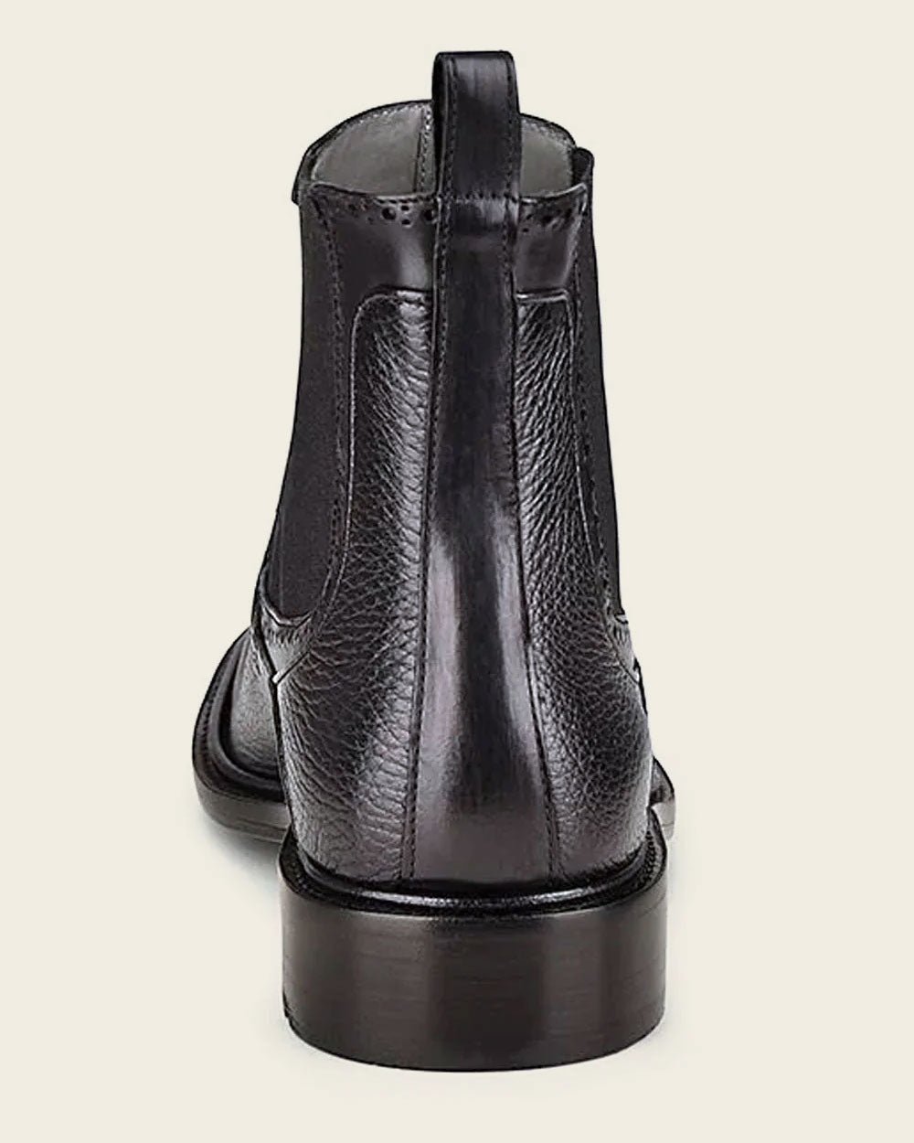 Indulge in the luxury of genuine deer leather and elevate your footwear game with franco cuadra's Black deer leather Chelsea boots. Its combination of softness, style, and attention to detail ensures that you'll step out in confidence and comfort.