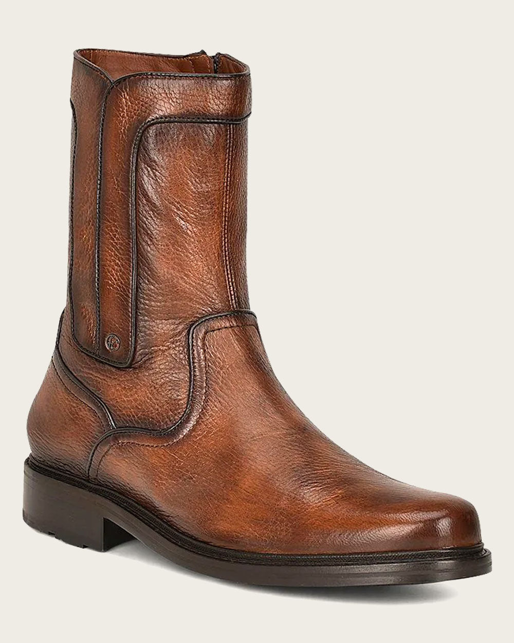 Minimalist Design & Cuadra Logo: Elevate your deer leather dress boots.