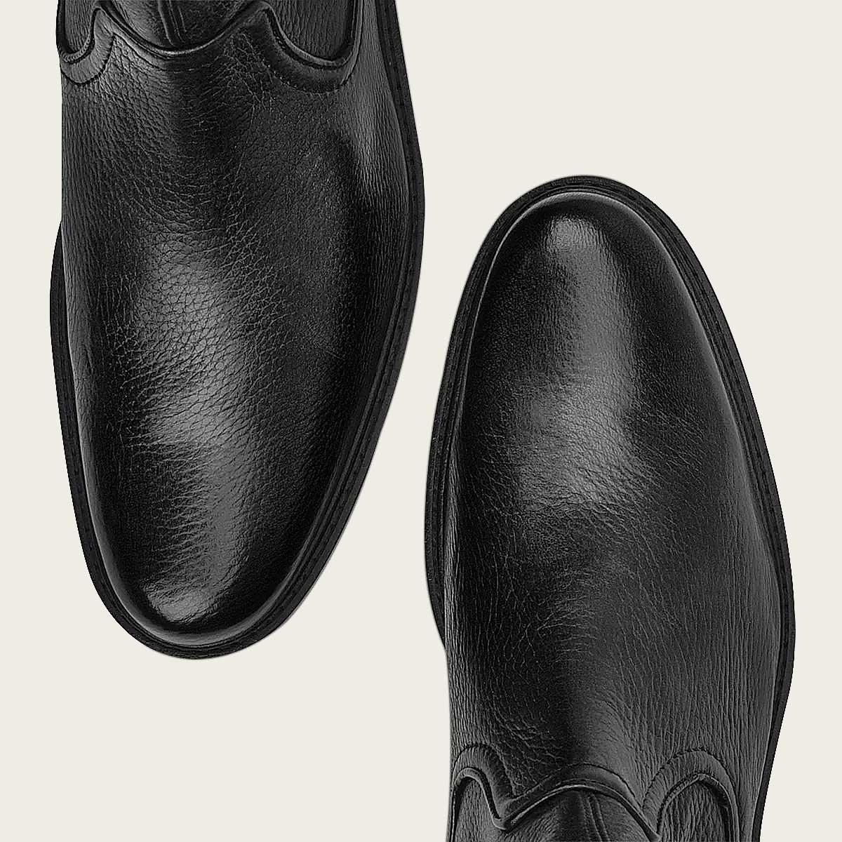 elegant dress design black boot