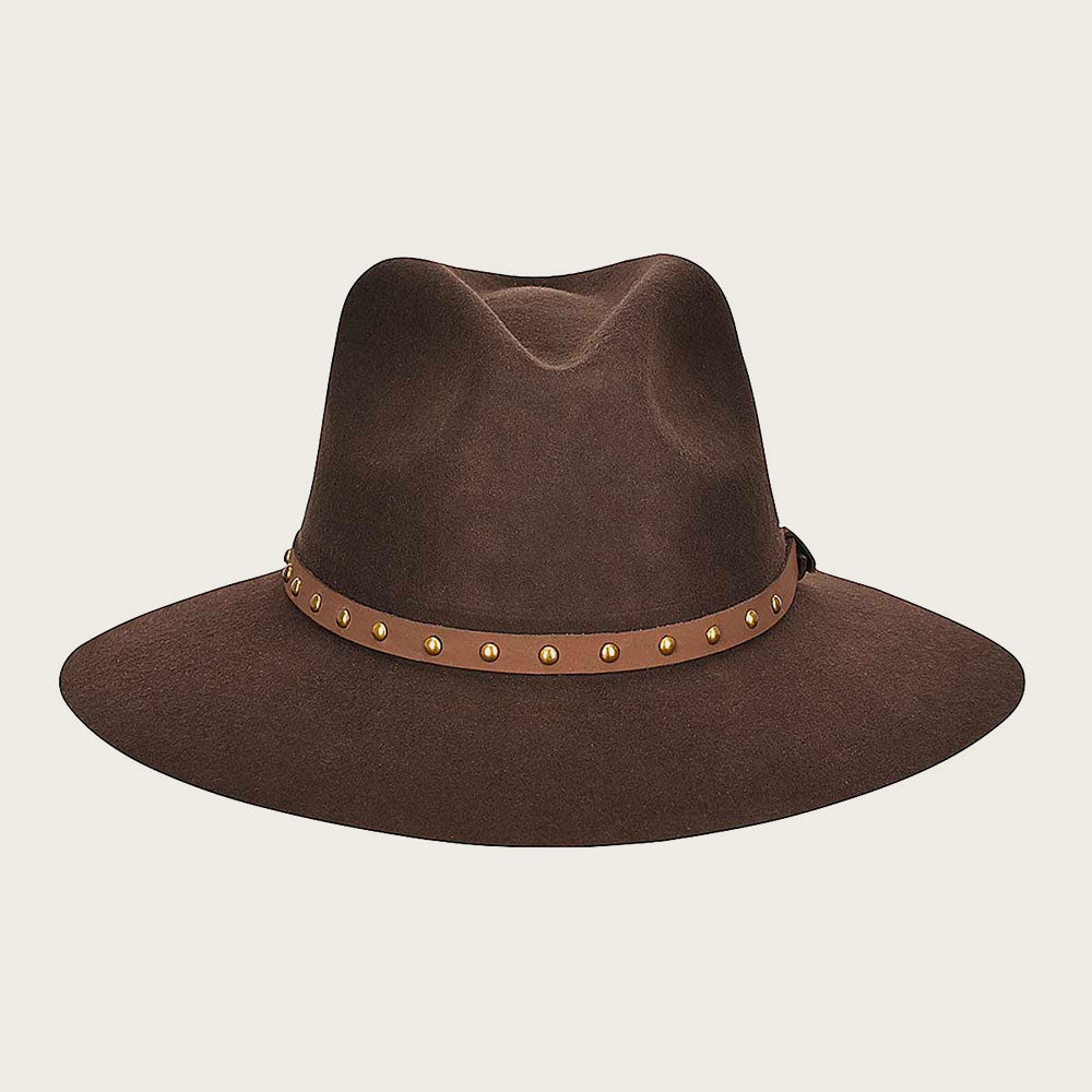 Chocolate Brown safari Wool Hat - SOS05LN - Cuadra Shop
