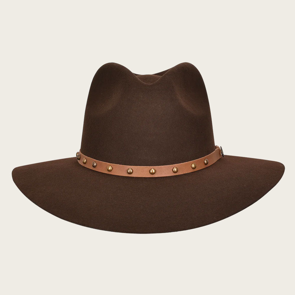 Chocolate Brown safari Wool Hat 2