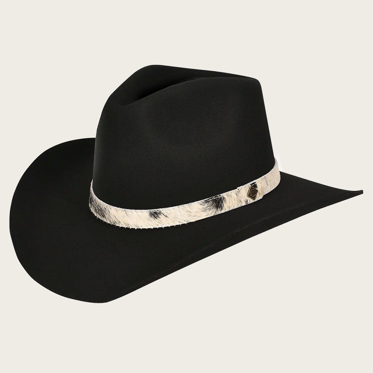 Western Black Wool Hat 2