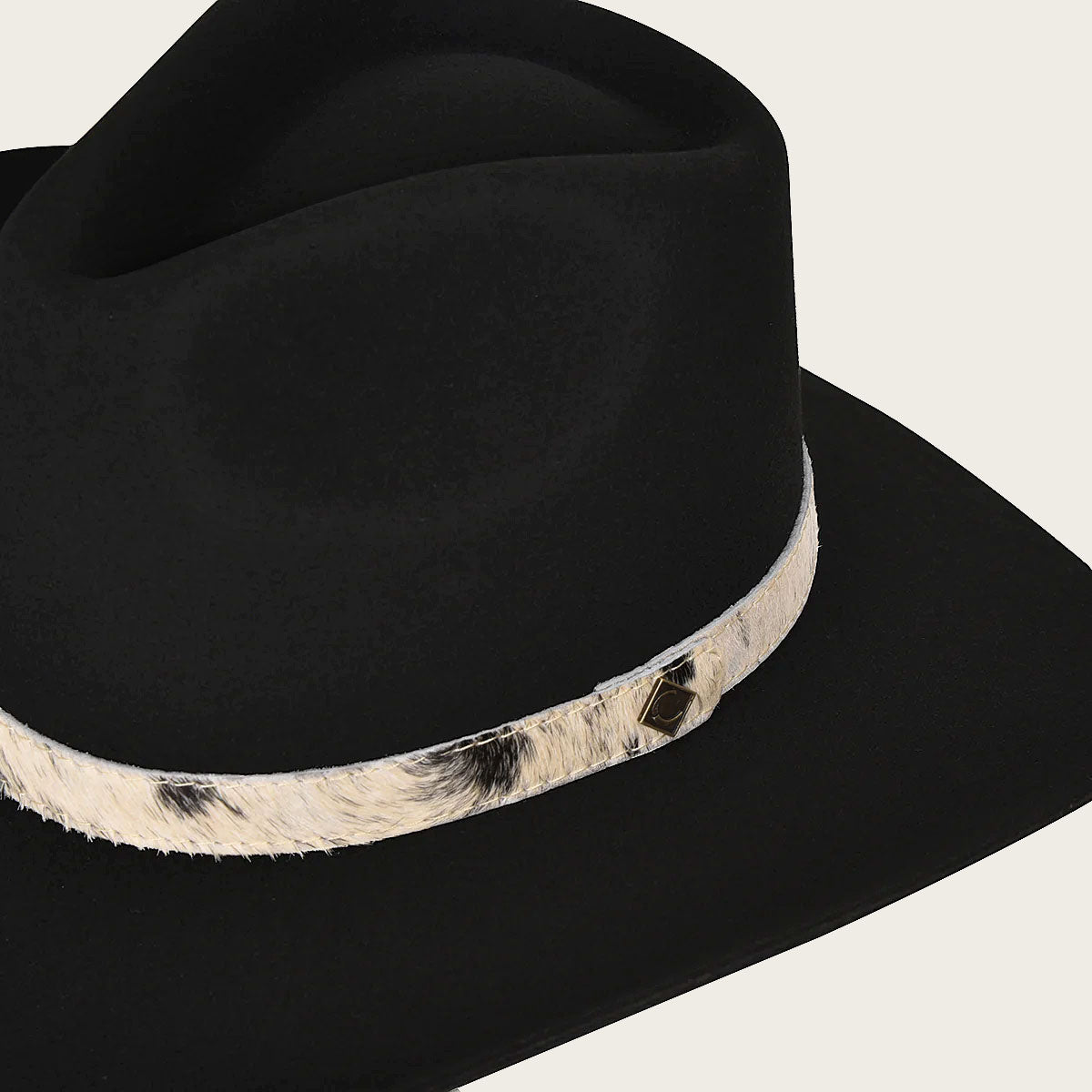 Western Black Wool Hat 6