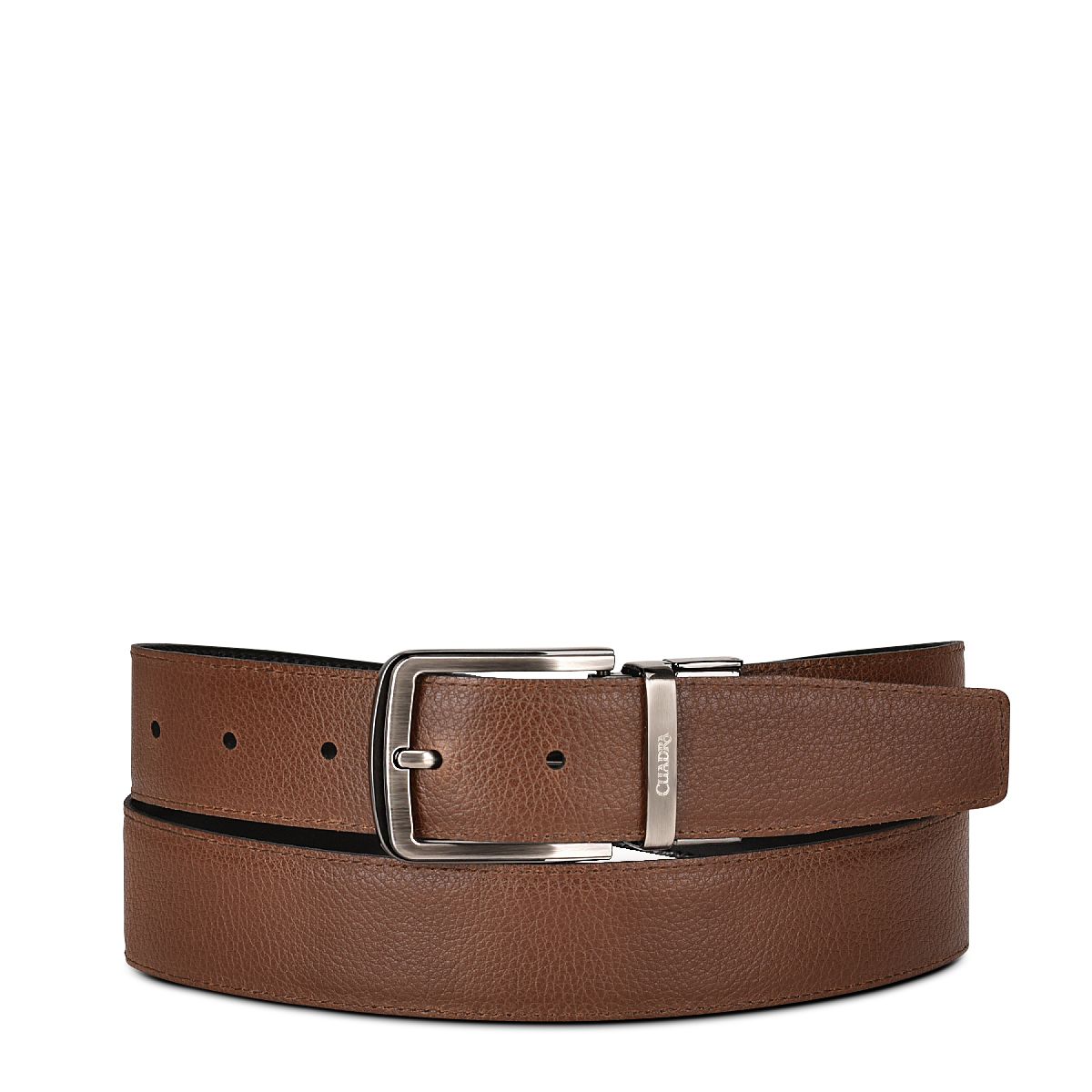Formal reversible leather belt for men - 426 - Cuadra Shop