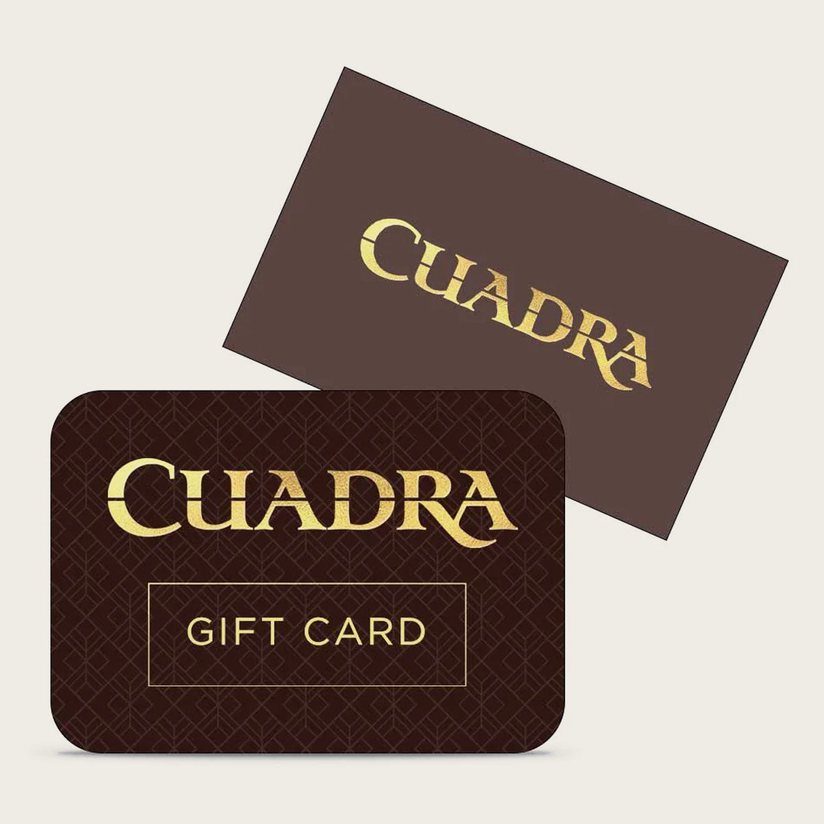 Surprise your loved ones with the perfect gift of choice by presenting them with a Cuadra Gift Card.