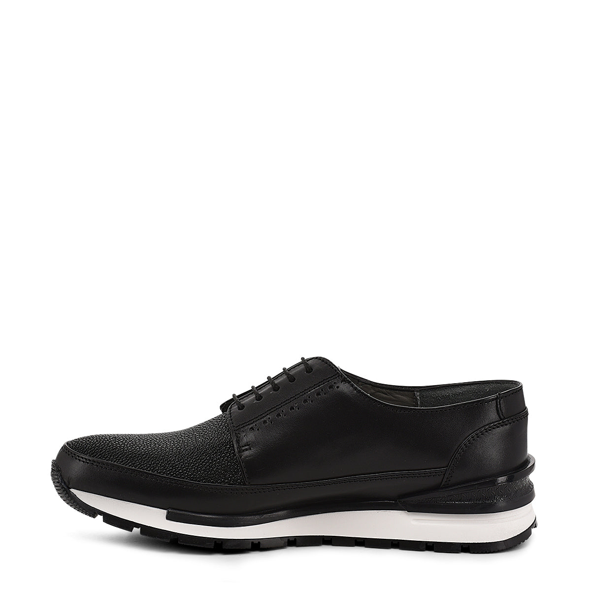 Authentic New Berluti Fast Track Black Leather Sneaker 9.5