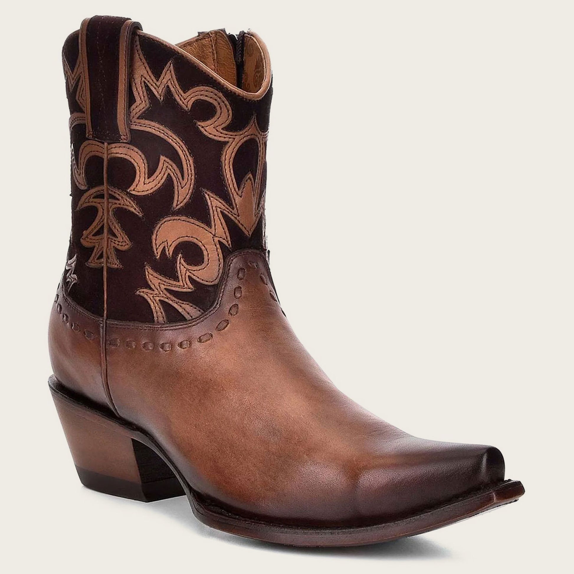 Elevate your fashion game with our Western Chic collection of bovine leather booties for women