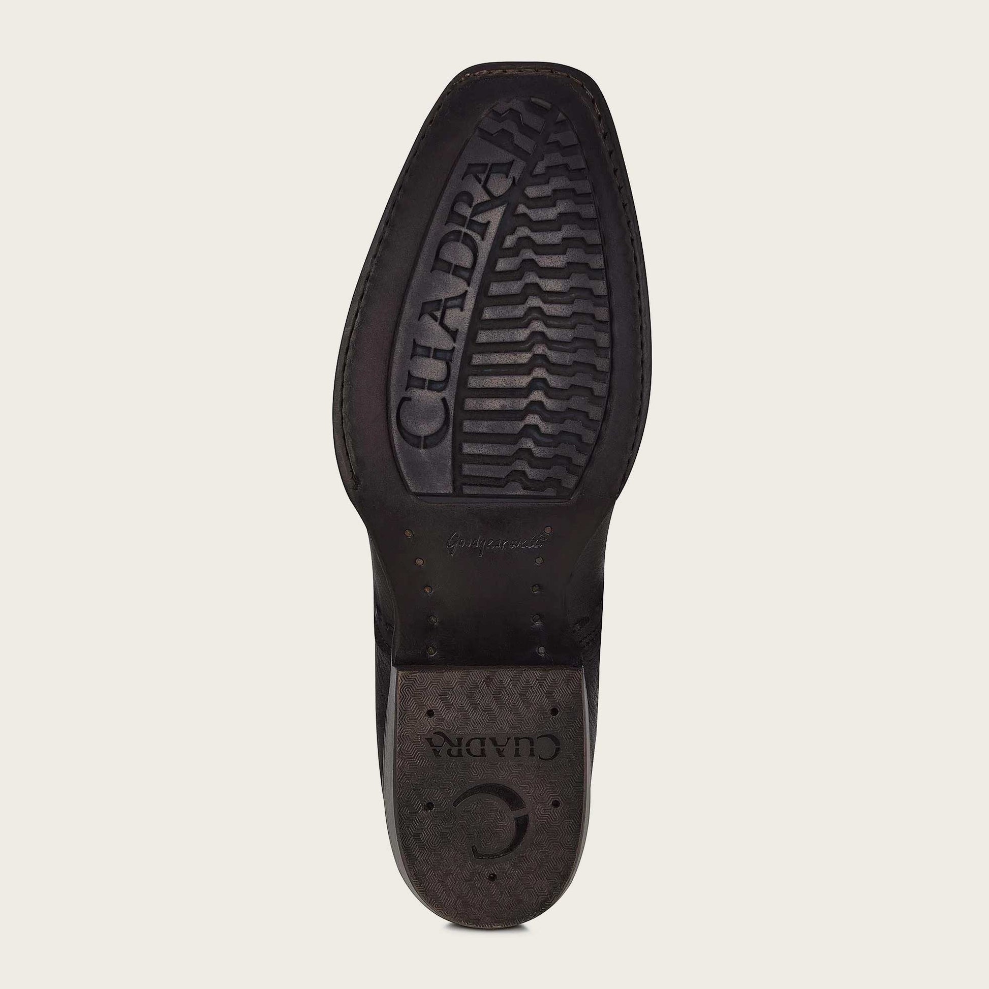 Engraved exotic leather cowboy boots - 1B1DMA - Cuadra Shop