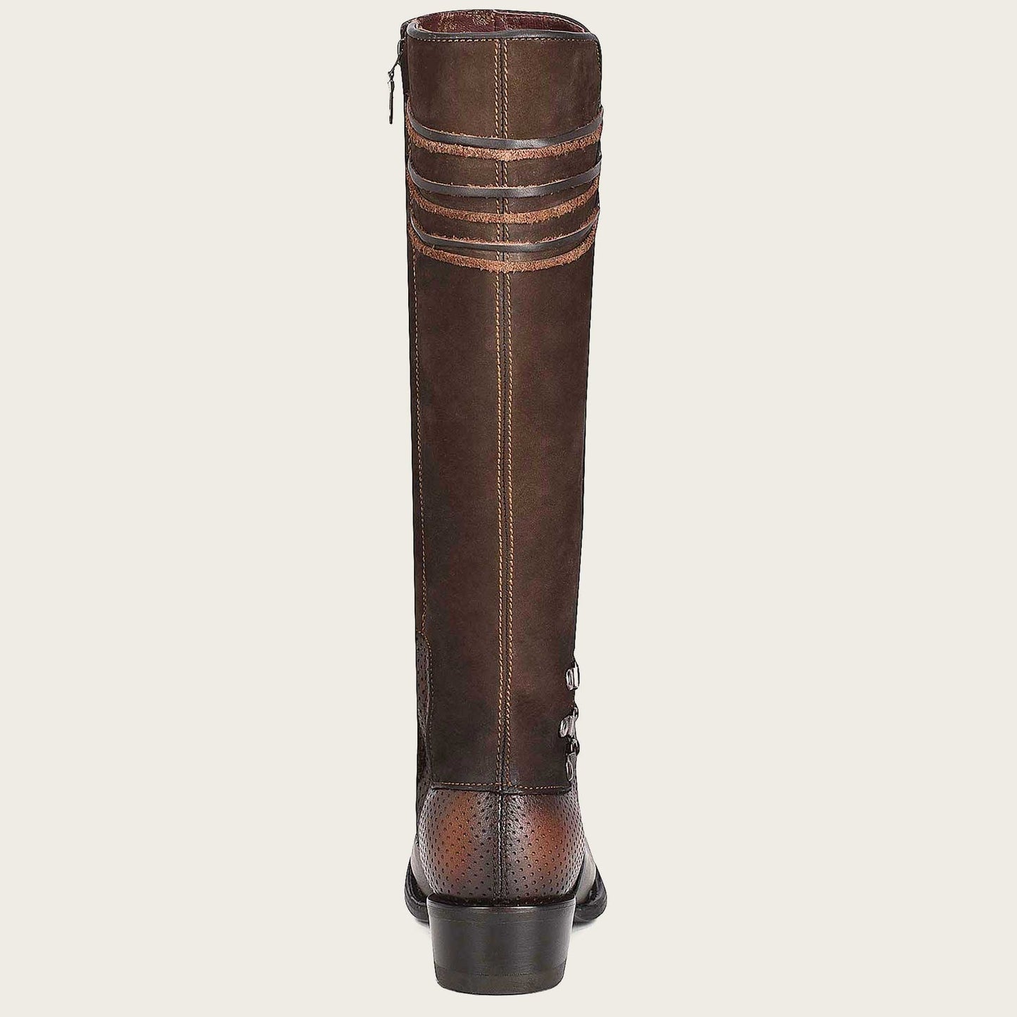 Brown tall boots