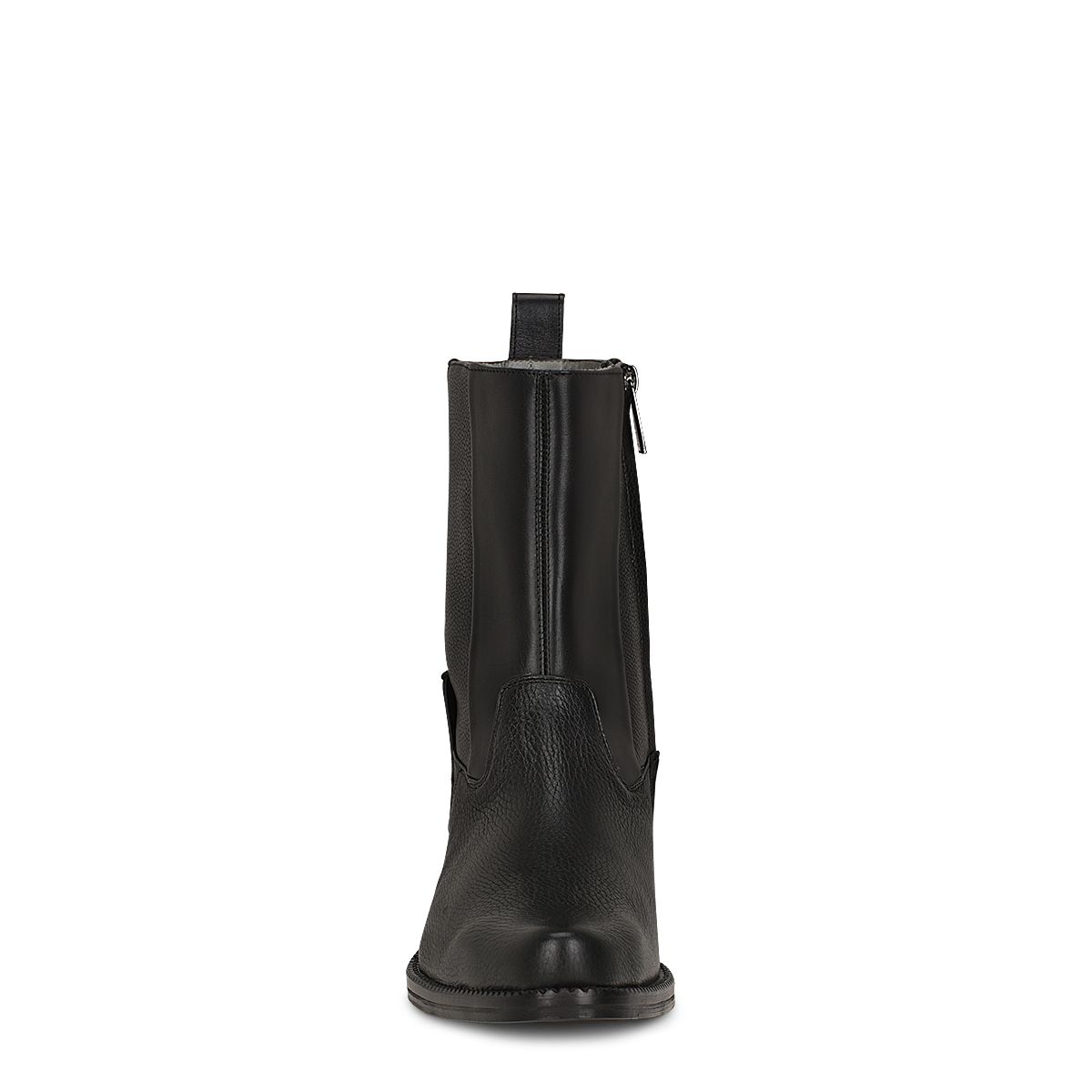 Black deer leather boots, Hand-painted - 828VNTS - Cuadra Shop