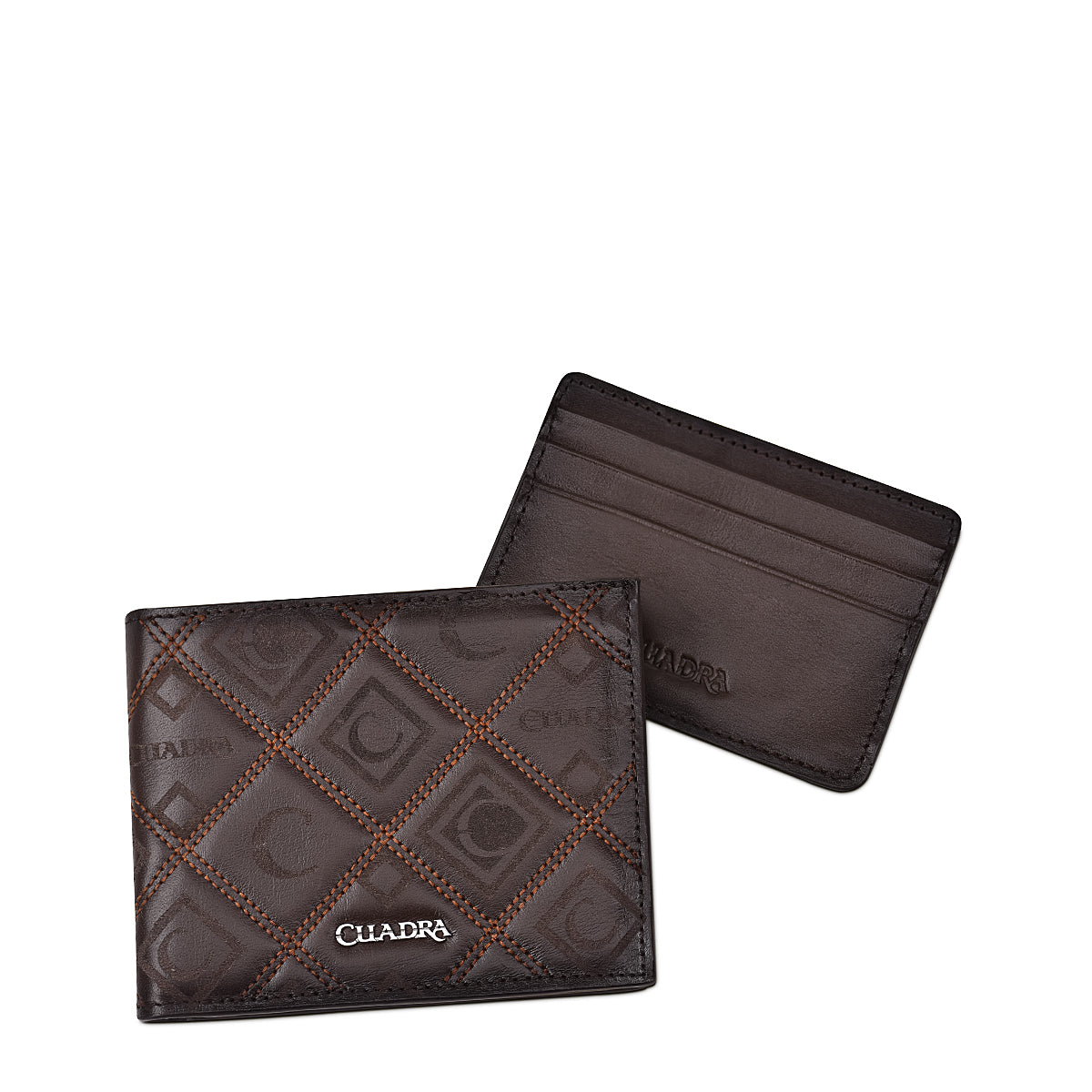 A handy pocket on the back holds four more cards. However, this men's wallet comes with a removable cardholder made from the same quality leather.