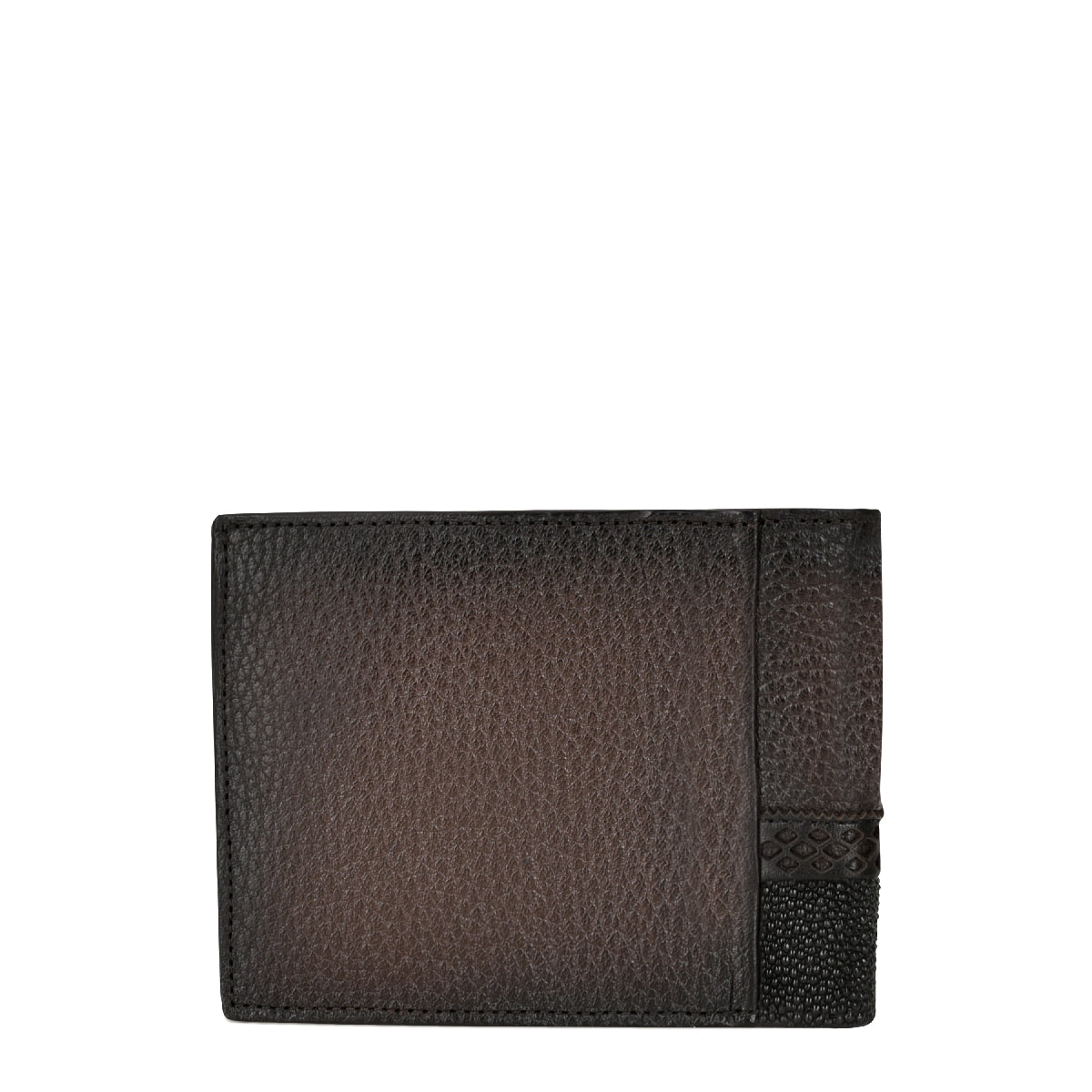 Handmade bi-tone leather wallet 4