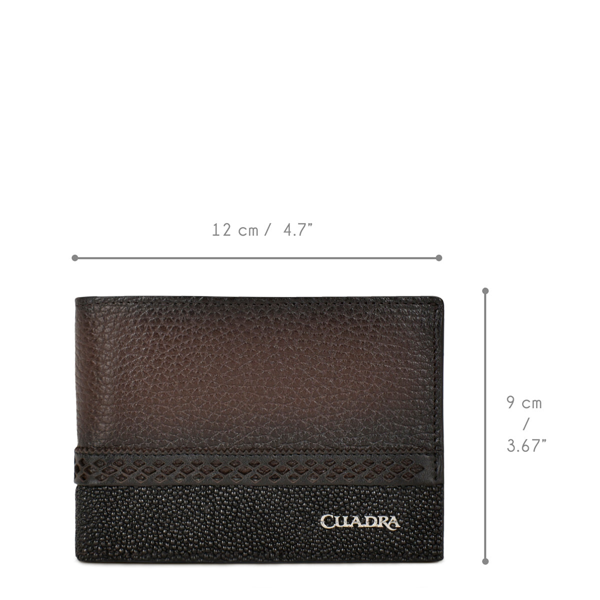 Handmade bi-tone leather wallet 5