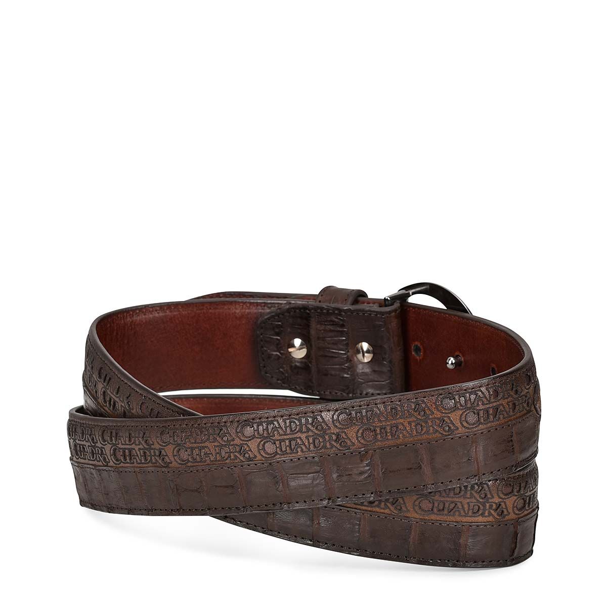 Complete with a 38 mm Cuadra monogram buckle and luxurious bovine leather lining, this belt is the epitome of style and craftsmanshi