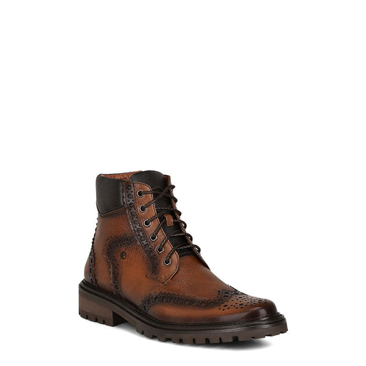 Honey leather bostonian urban boot