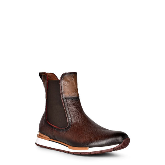 Brown sport style boots