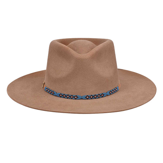 Cuadra hat with headband with beads