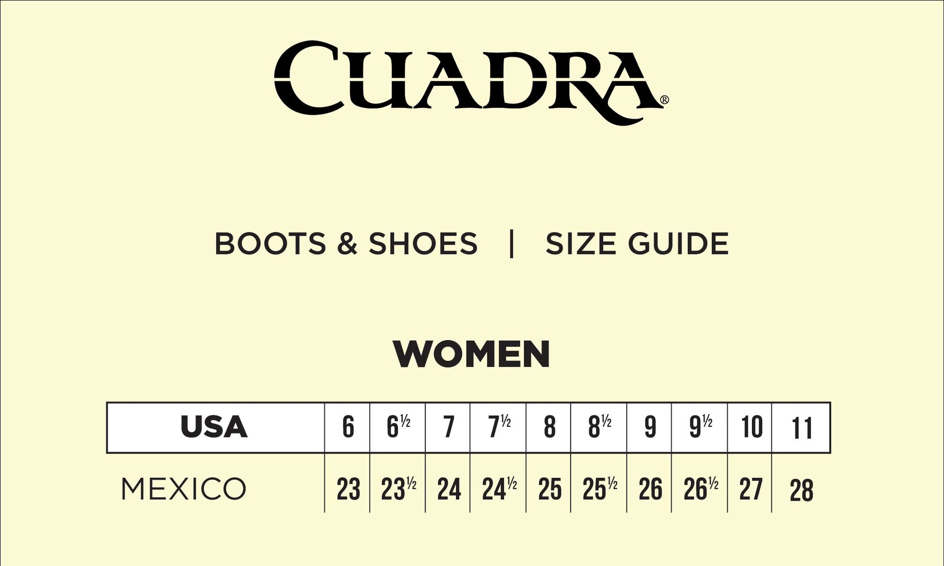 boots size guide